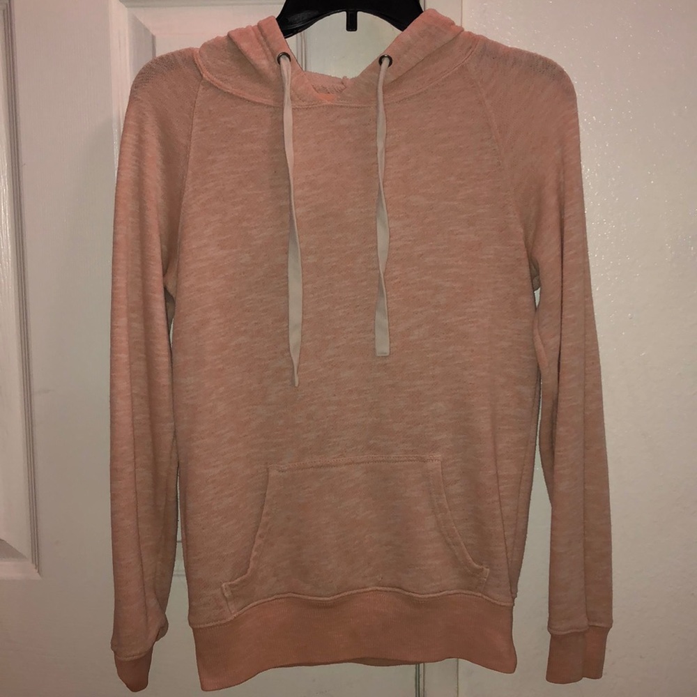 Pink slim pull over